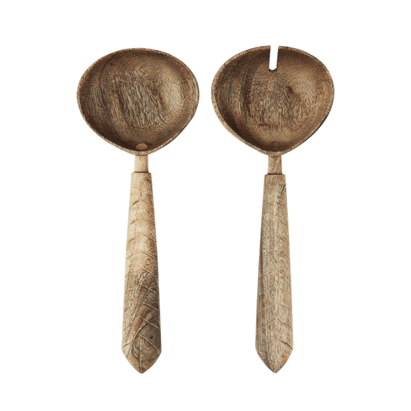 Wooden salad set