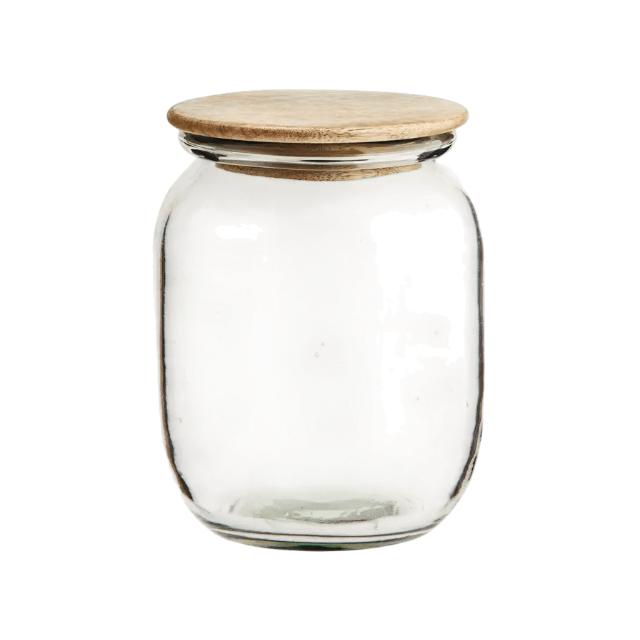 Glass jar w/ lid