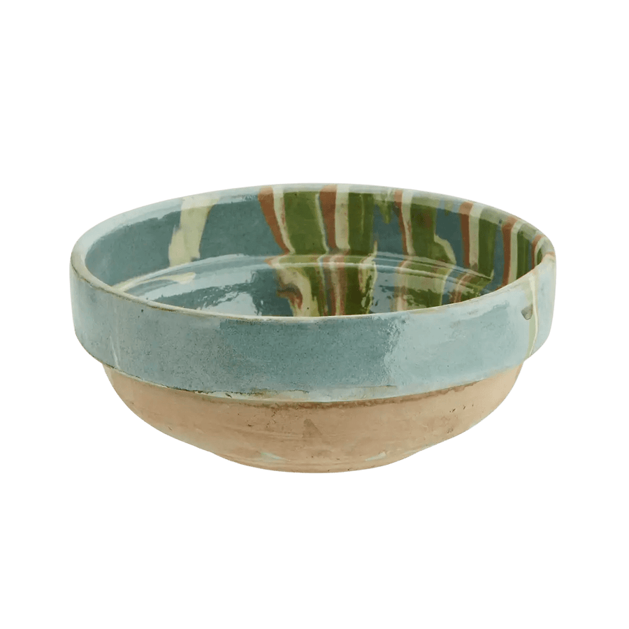Hand painted earthenware bowl