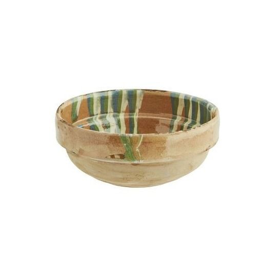 Hand painted earthenware bowl