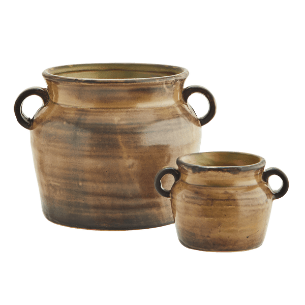 Stoneware flower pot