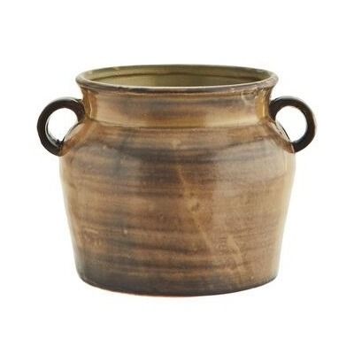 Stoneware flower pot