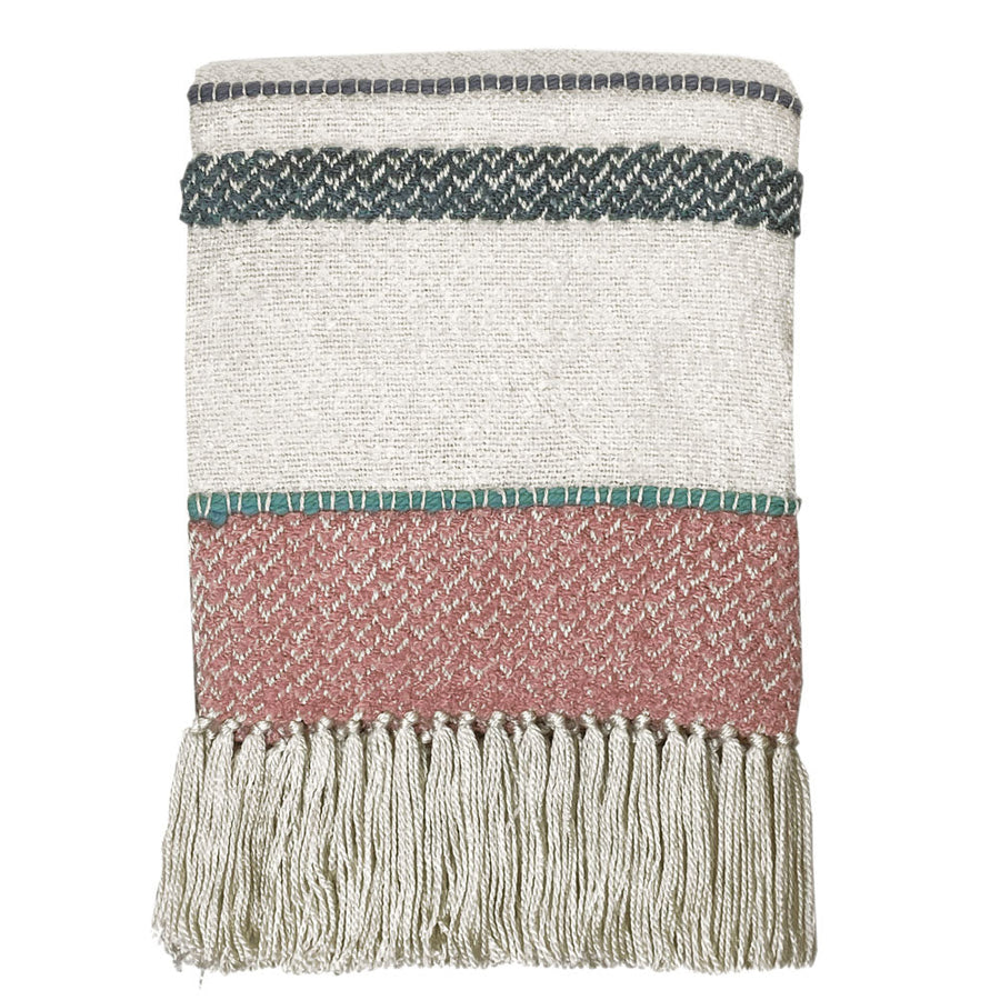 Malagoon plaid pastel meerkleurig bouclé - 125x150cm