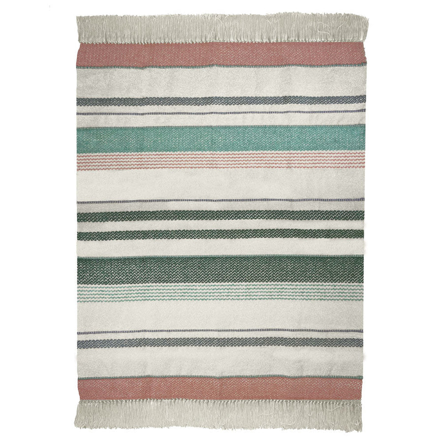 Malagoon plaid pastel meerkleurig bouclé - 125x150cm