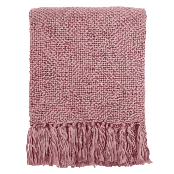 Malagoon plaid misty - roze - 125x150cm