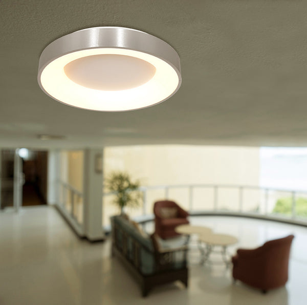 Plafondlamp RInglede 2563ZI Zilver Ø48cm