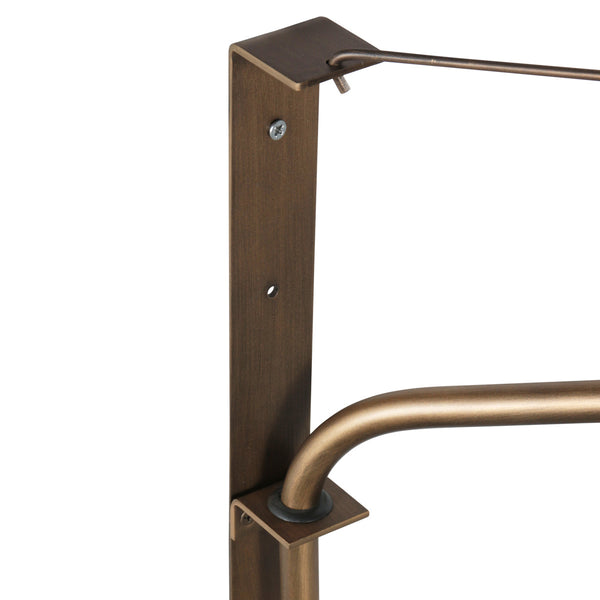 Wandlamp brons elegant classy 2574br, e27 lamp zonder kap