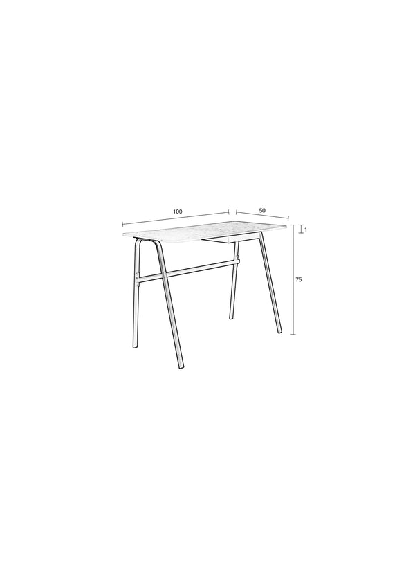 Bureautafel Good Plastic Salt Dune