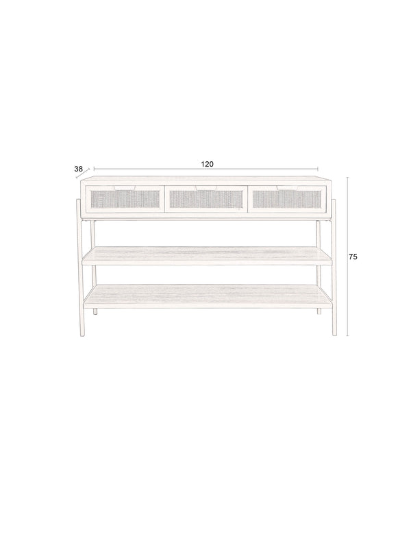 Consoletafel Yasu Beige