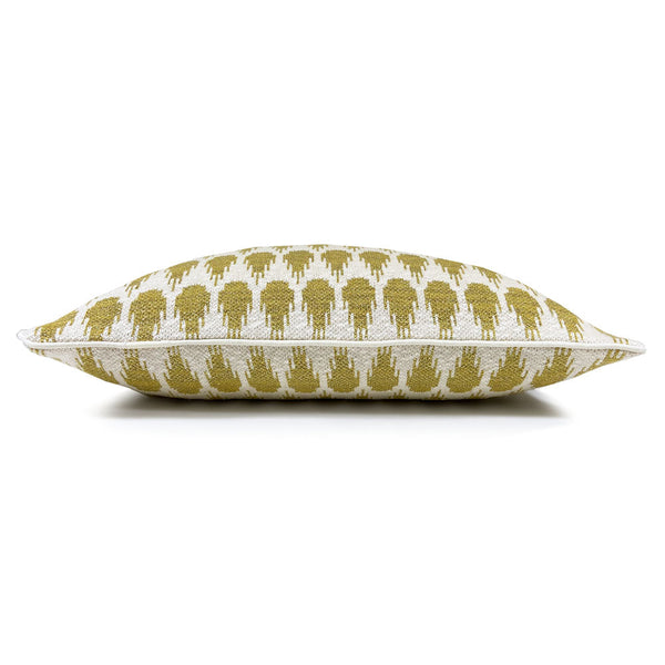 Malagoon sierkussen botanic mini - goud - 35x60cm 100% biologisch katoen