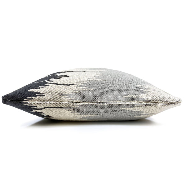 Malagoon sierkussen wave - antraciet - 50x50cm 100% biologisch katoen