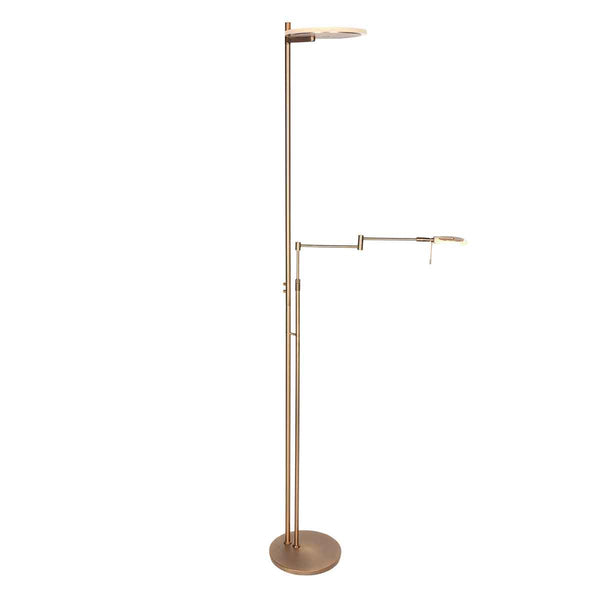 Bronskleurige vloerlamp Turound 2663BR lichtkleur instelbaar en dimbaar
