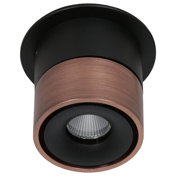 Bronzen 1 lichts spot fez 2673br dimbaar draaibaar en kantelbaar