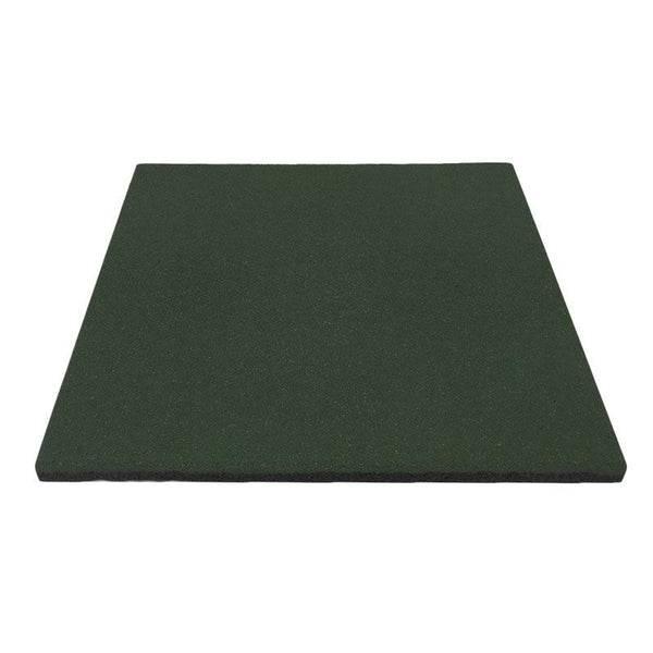 Rubberen tegel groen, 50x50 cm, dikte 25mm,