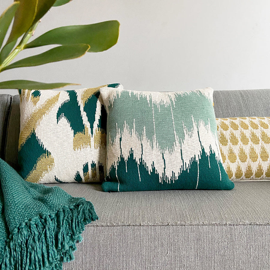 Malagoon plaid lake - zeegroen - 125x150cm
