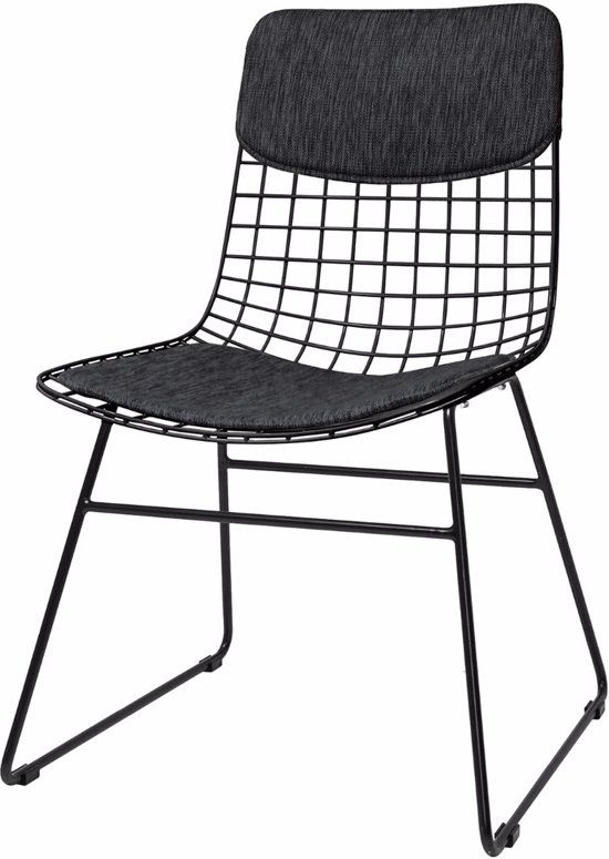 Wire chair comfort kit dark grey