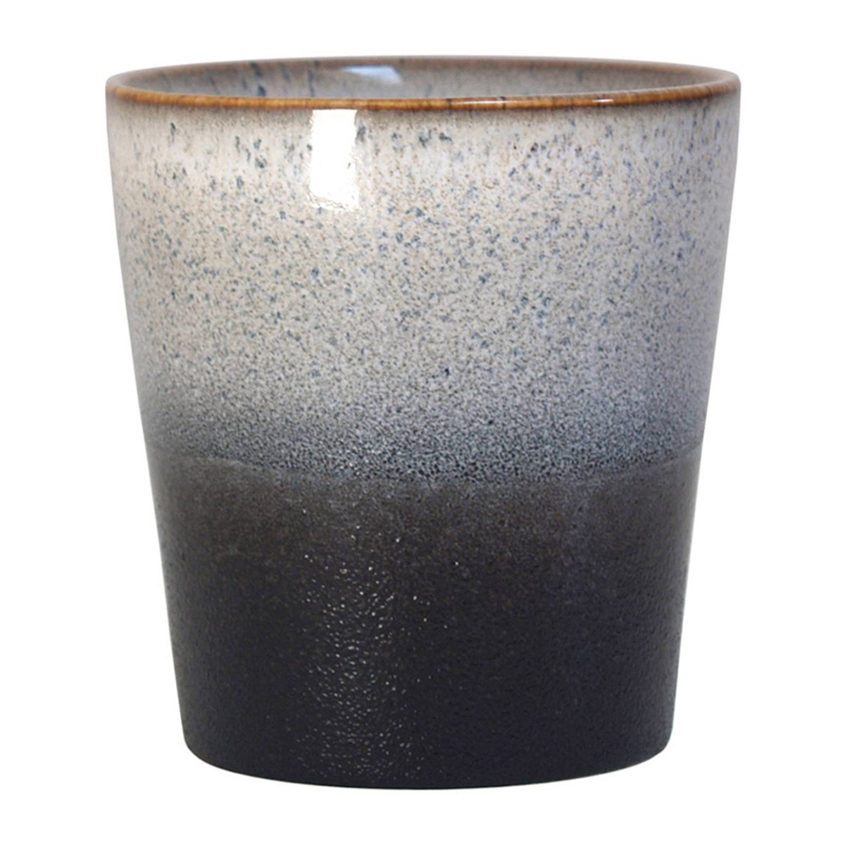 70s ceramics: coffee mug, rock