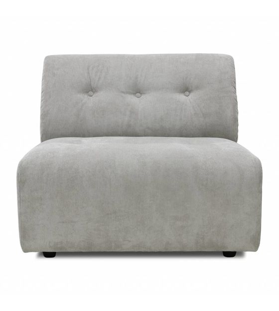 Vint couch: element middle, corduroy rib, cream