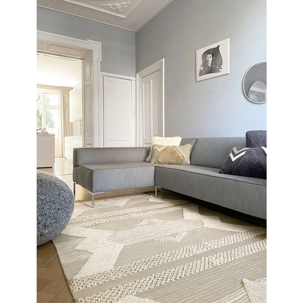 Malagoon vloerkleed treasure - ivoorwit - 160x260cm 100% wol