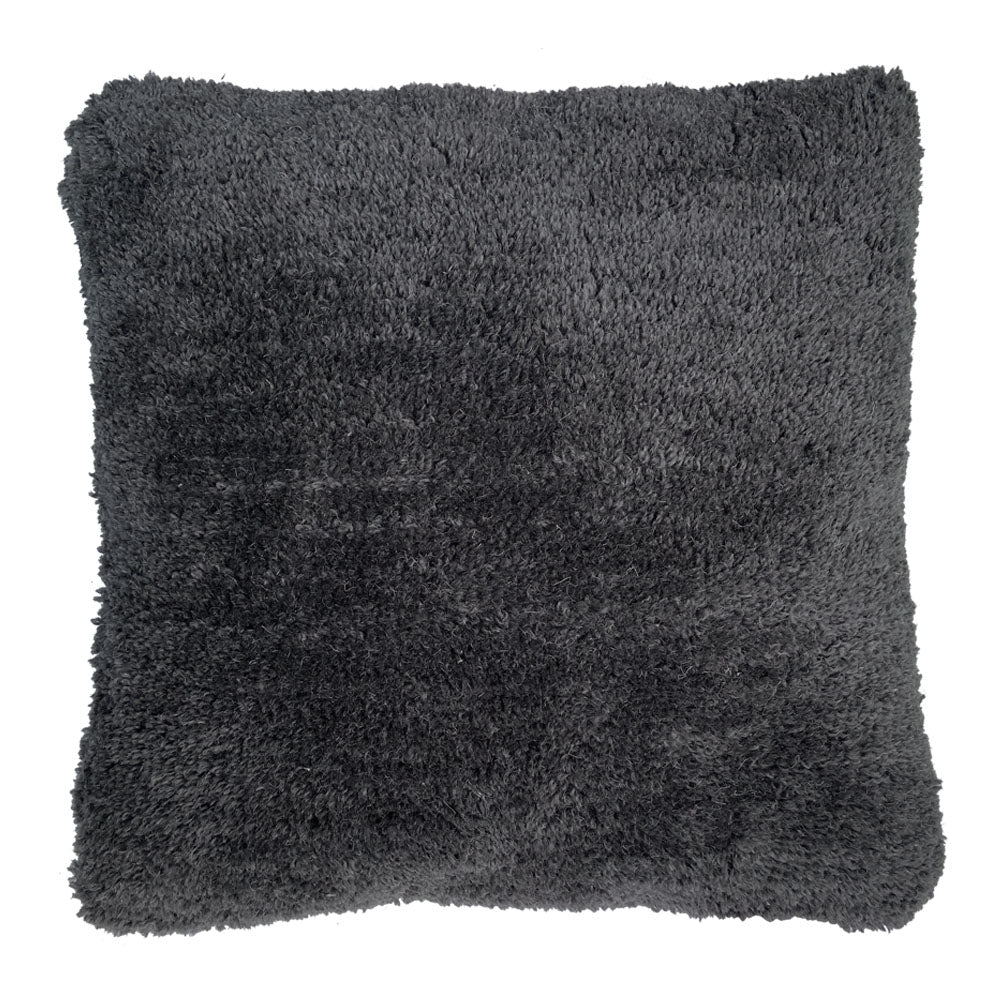 Malagoon sierkussen tufted - donkergrijs - 50x50cm 100% wol