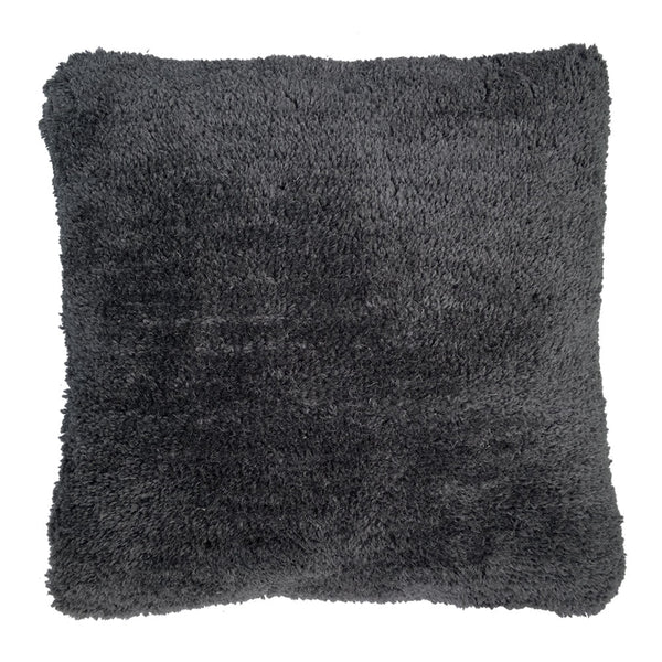Malagoon sierkussen tufted - donkergrijs - 50x50cm 100% wol