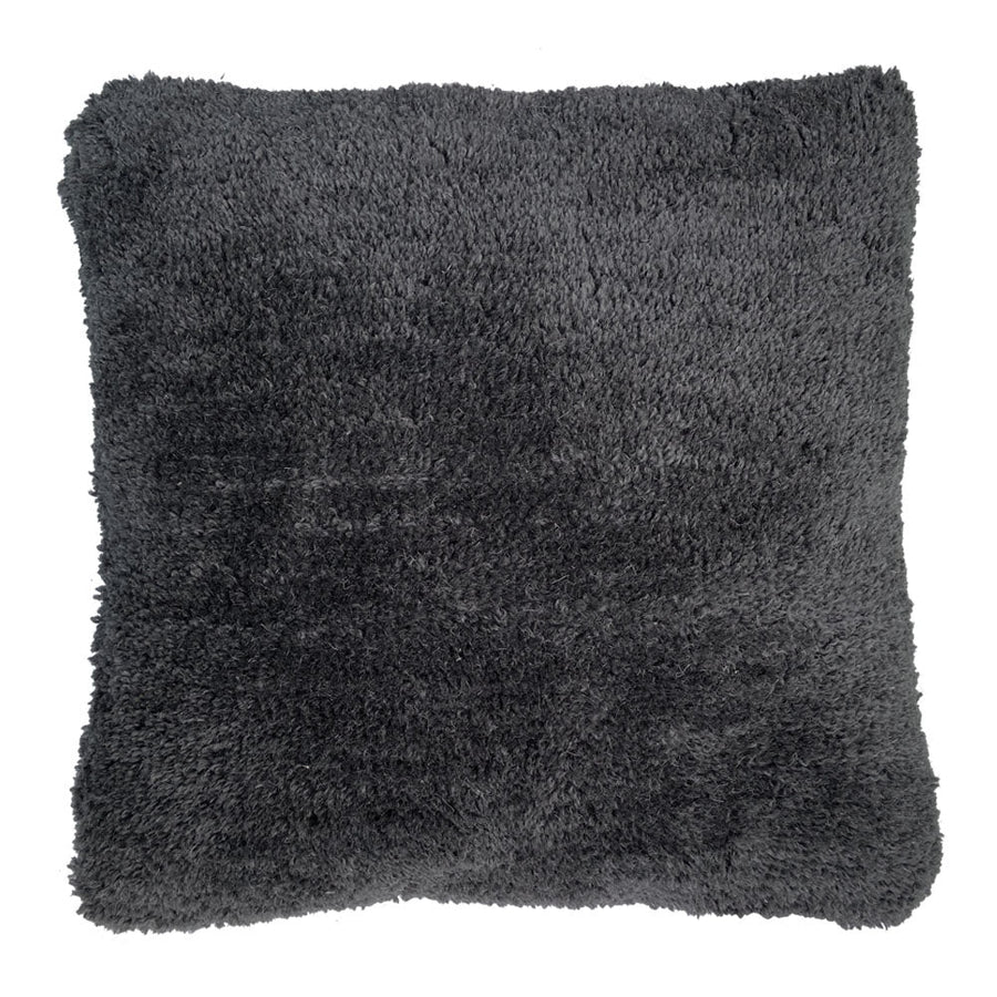 Malagoon sierkussen tufted - donkergrijs - 50x50cm 100% wol