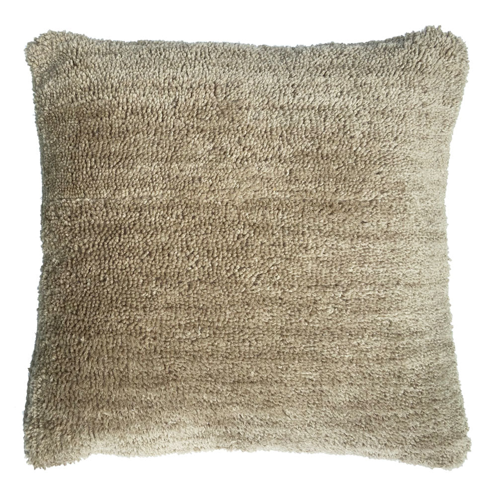Malagoon sierkussen tufted - beige (cocoon) - 50x50cm 100% wol