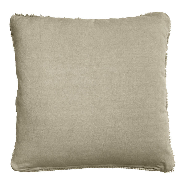 Malagoon sierkussen tufted - beige (cocoon) - 50x50cm 100% wol