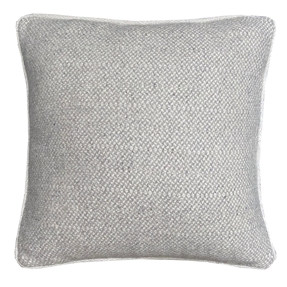 Malagoon sierkussen grijs met structuur - 50x50cm gerecyclede wol