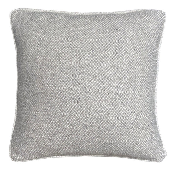 Malagoon sierkussen grijs met structuur - 50x50cm gerecyclede wol