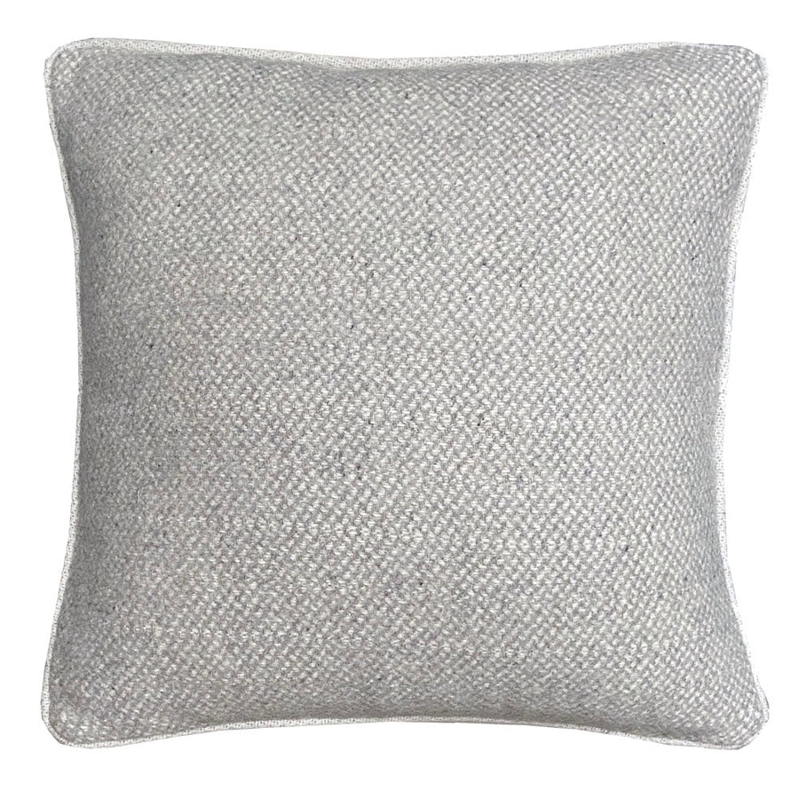 Malagoon sierkussen grijs met structuur - 50x50cm gerecyclede wol