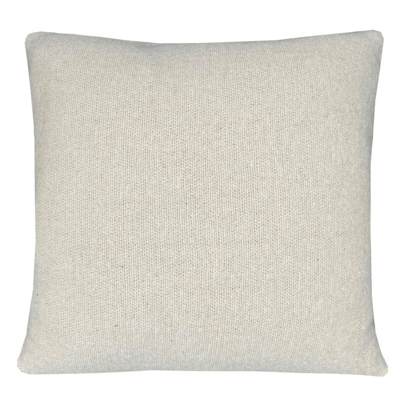 Malagoon sierkussen kameelbeige omkeerbaar - 50x50cm gerecyclede wol