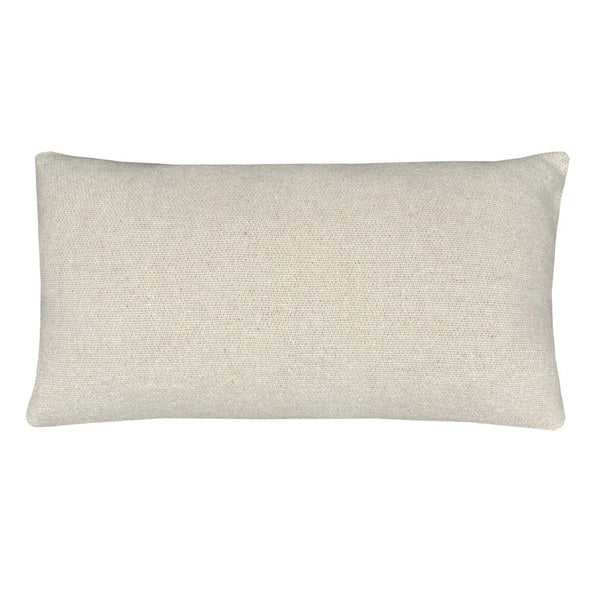 Malagoon sierkussen kameelbeige omkeerbaar - 35x60cm gerecyclede wol