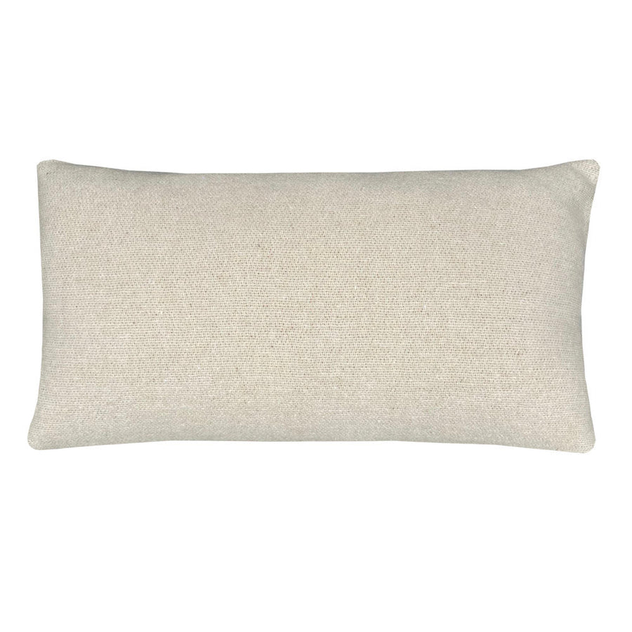 Malagoon sierkussen kameelbeige omkeerbaar - 35x60cm gerecyclede wol