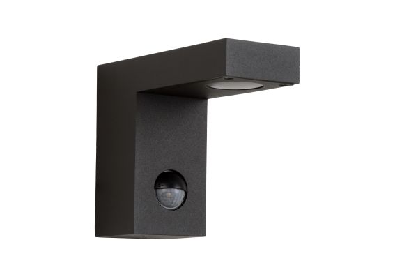 IR Wandspot Buiten LED 1x6W 3000K IP54 Antraciet