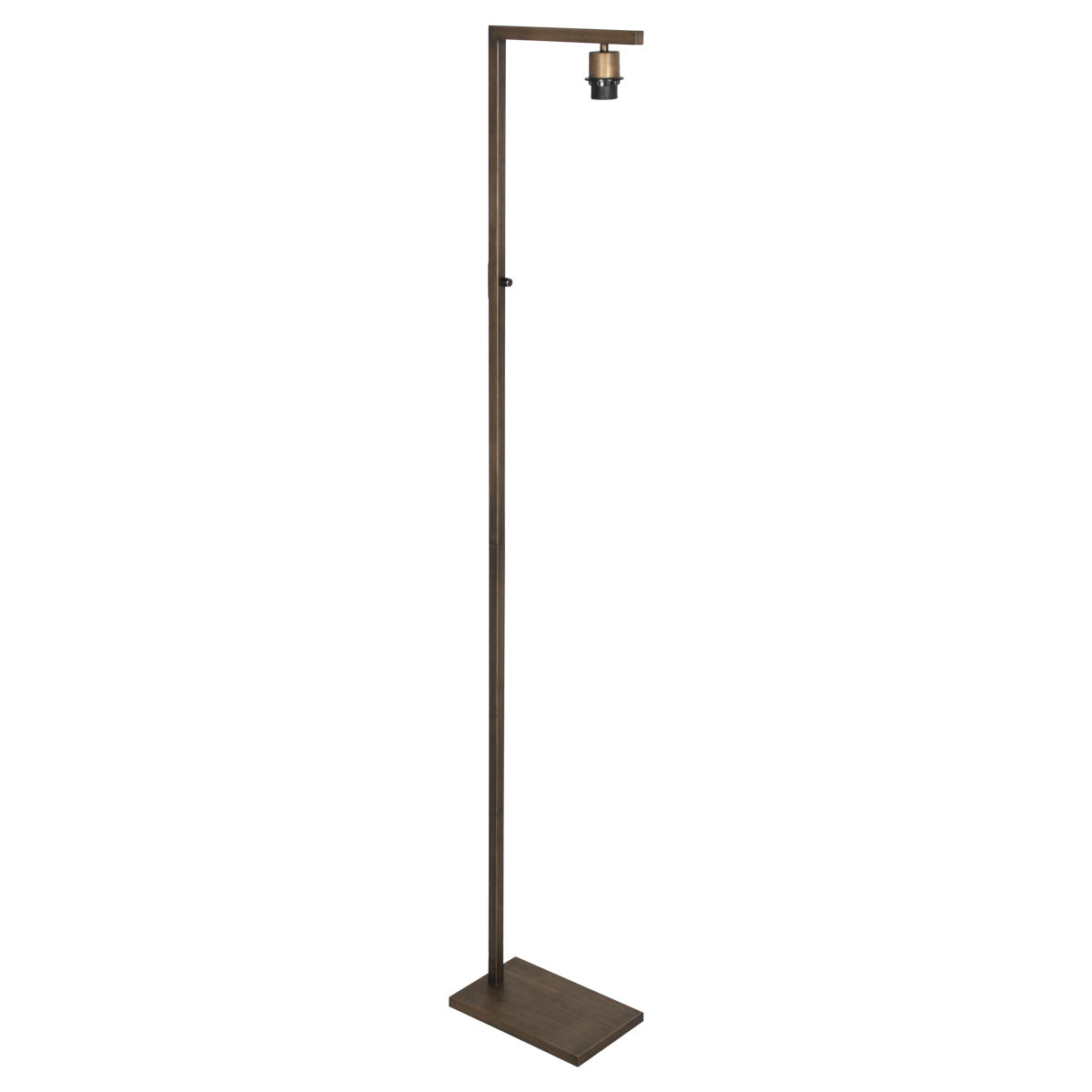 Vloerlamp stang 2997br, bronzen basis voor sfeervol maatwerk