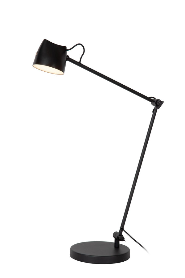 Lucide MILNE dimbare LED-leesvloerlamp 8 W, zwart