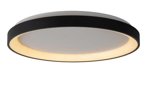 Lucide VIDAL dimbare LED-plafondlamp Ø 48 cm, 38 W, zwart