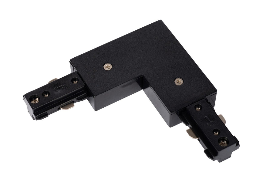 Lucide TRACK L-connector rechts, zwart