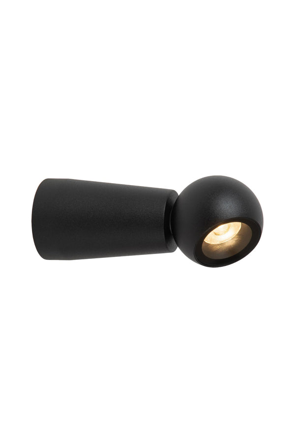 Lucide IPSOS LED-wandlamp voor de badkamer 6 W, IP54, zwart