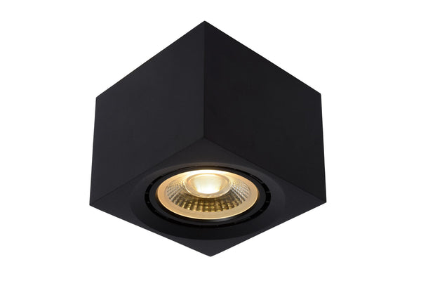 Lucide FEDLER dimbare LED-plafondspot GU10, 12 W, 2200–3000 K, zwart