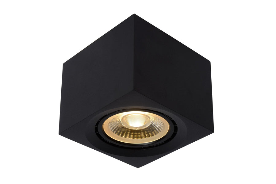 Lucide FEDLER dimbare LED-plafondspot GU10, 12 W, 2200–3000 K, zwart