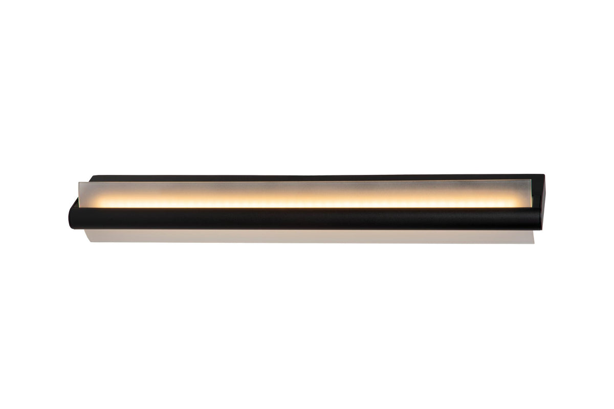 Lucide WANDA LED-wandlamp voor de badkamer 19 W, IP44, zwart