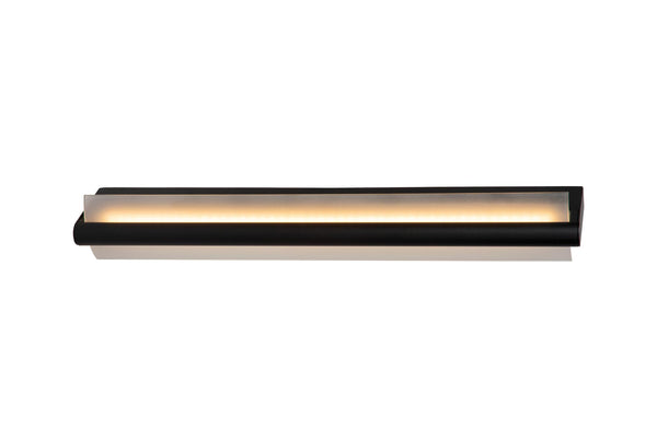 Lucide WANDA LED-wandlamp voor de badkamer 19 W, IP44, zwart