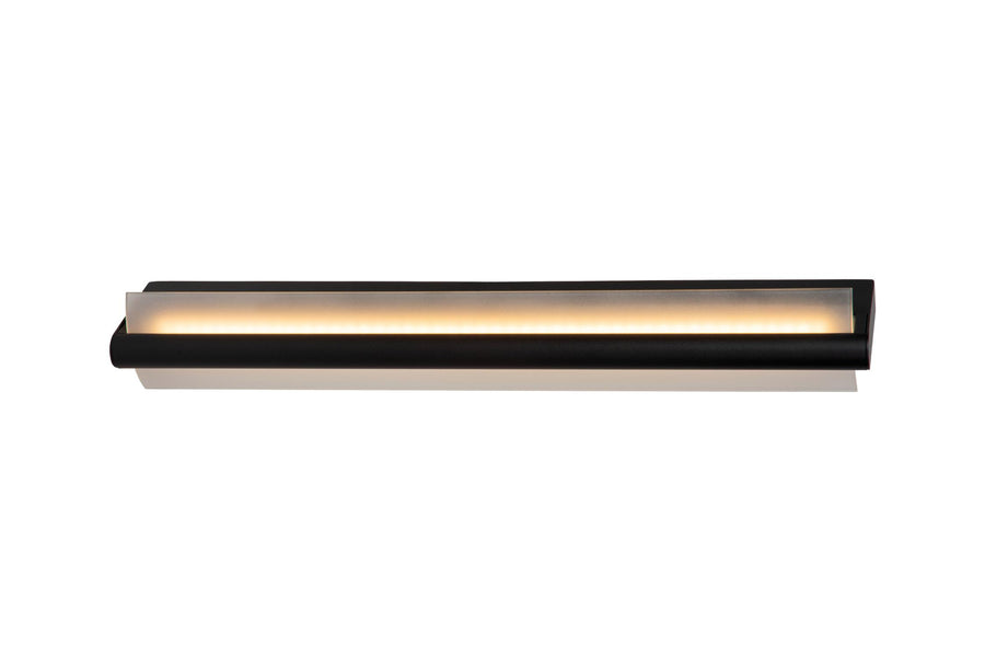 Lucide WANDA LED-wandlamp voor de badkamer 19 W, IP44, zwart