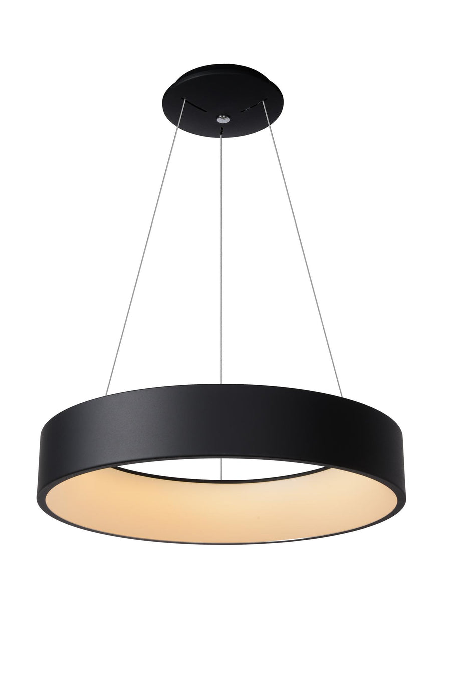 Lucide TALOWE LED dimbare LED-hanglamp Ø 60 cm, 39 W, zwart