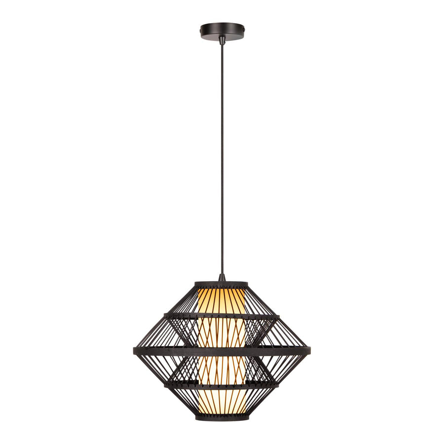 Lucide PASQUINO hanglamp Ø 40 cm, E27, zwart