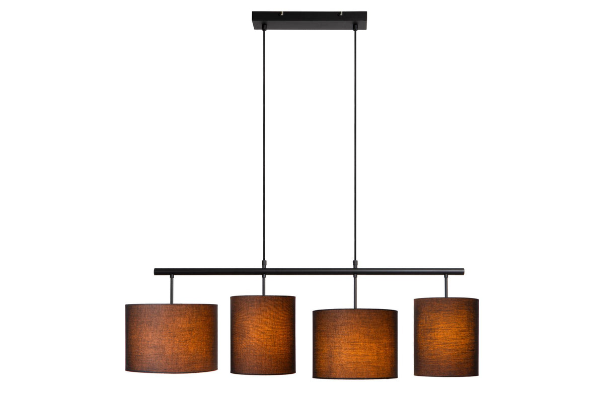 Lucide MAYA hanglamp 4 × E27, zwart