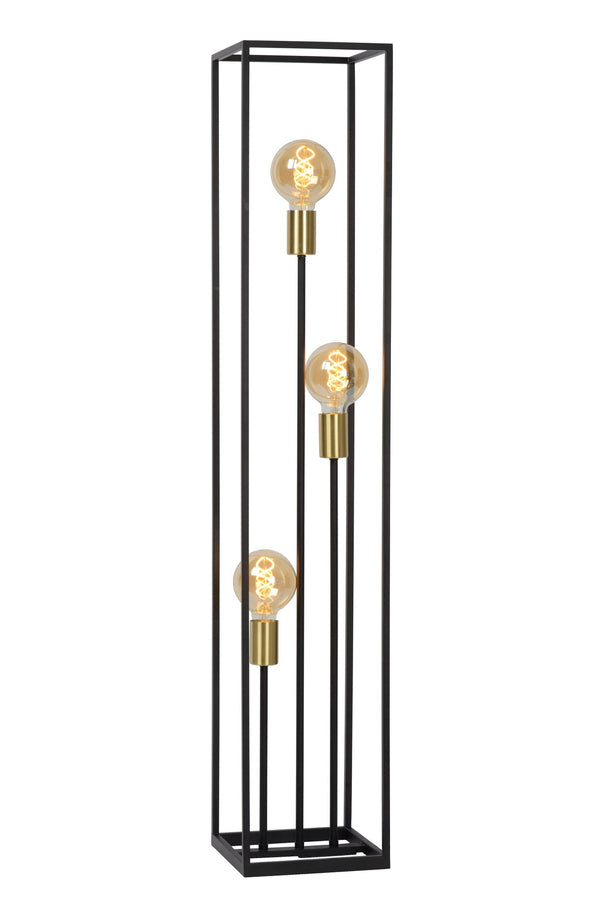 Lucide RUBEN vloerlamp 3 × E27, zwart