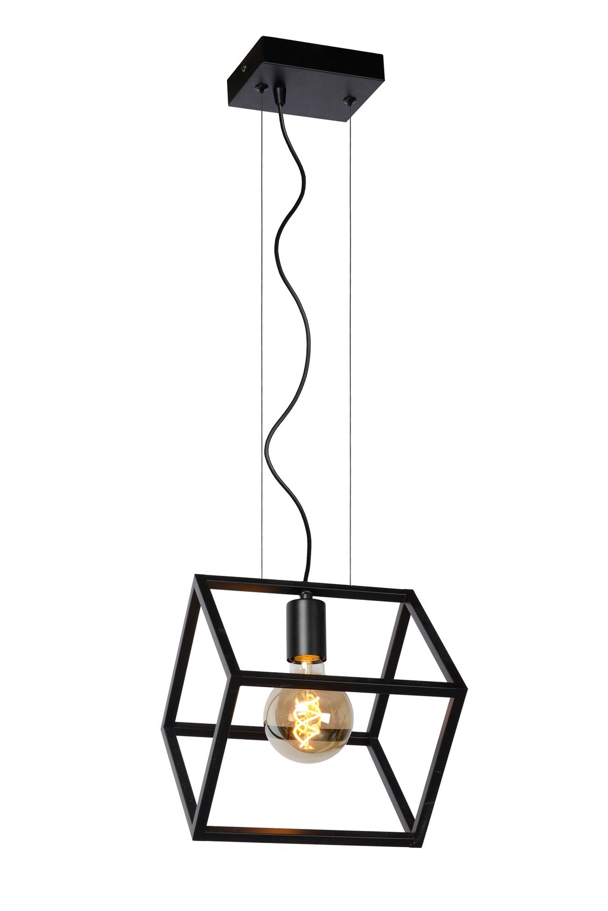 Lucide FABIAN hanglamp E27, zwart